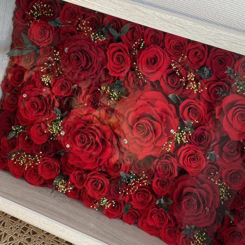 フレームアレンジ・プロポーズの花を形を変えて残す